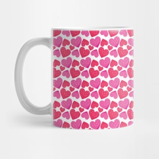 Valentines Day Hearts Repeated Pattern 110 Mug